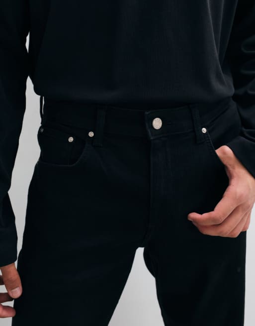 Sorte tapered fit-jeans fra ASOS DESIGN, 4 af 5