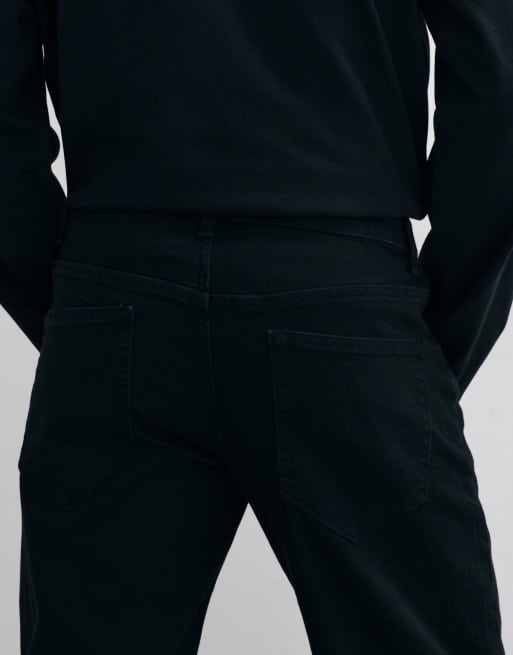 Sorte tapered fit-jeans fra ASOS DESIGN, 5 af 5