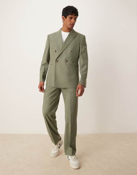 SOS DESIGN suit jacket in green melange - view 1