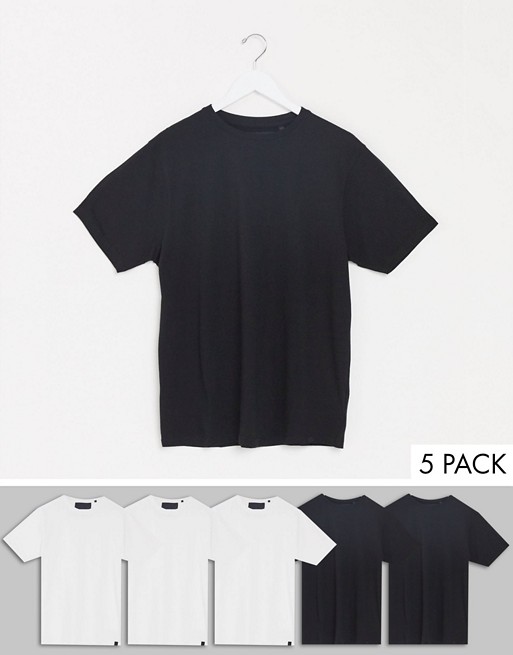 Soul Star 5 pack basic t-shirt