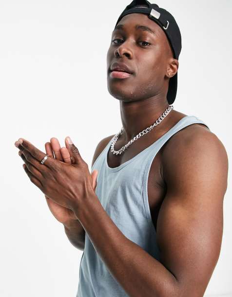 Soul Star – Blekblått linne med brottarrygg - view 1