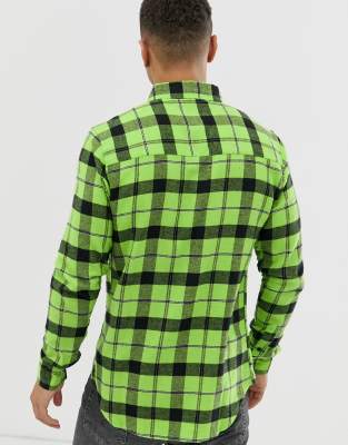 green check shirt