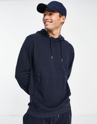 ASOS 4505 Icon training hoodie in loopback jersey co ord-Navy