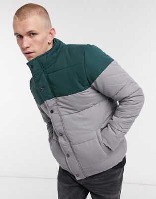 adidas originals fleece lined overhead jacket with arm trefoil print in black