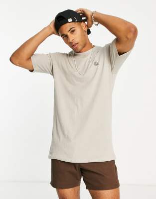 Soul Star dirty wash t-shirt in stone - ASOS Price Checker