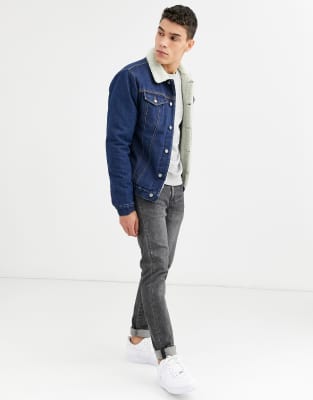 blue star denim jacket