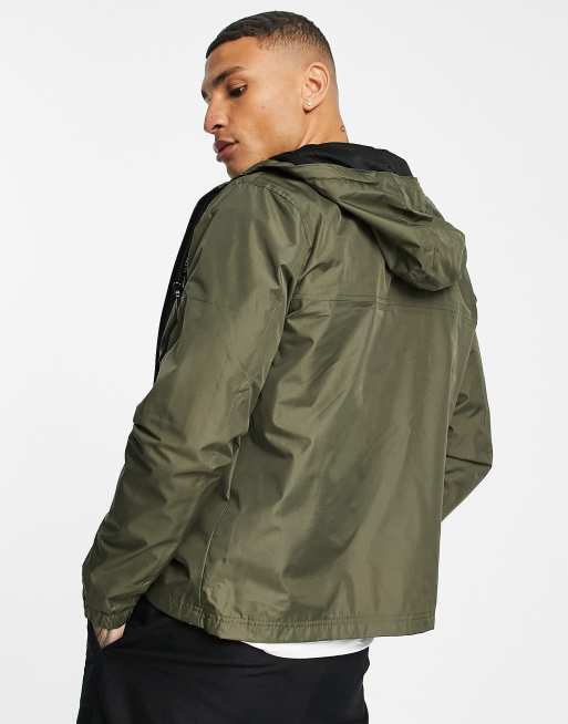 Olive green drawstring jacket sale