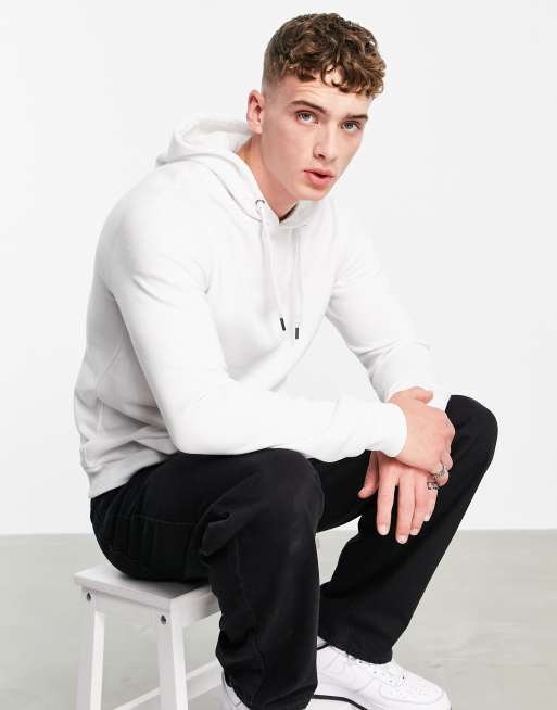 Soul Star - Hoodie zonder sluiting in wit