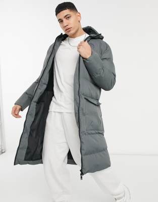 soul star longline puffer jacket