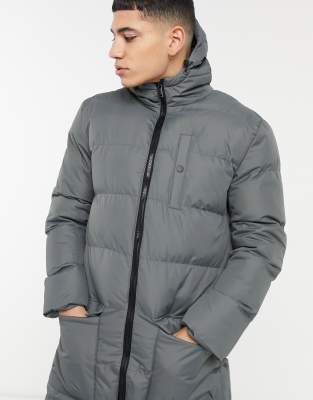 soulstar longline puffer jacket