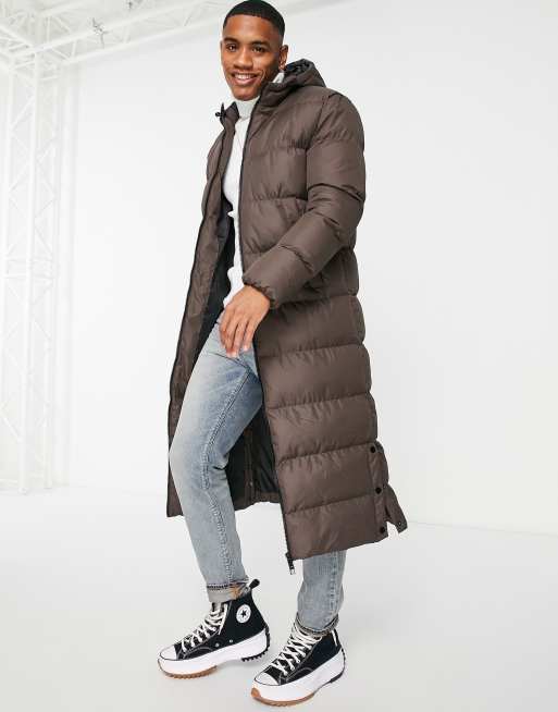 Soul star longline store puffer jacket