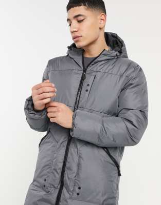 soul star longline puffer jacket