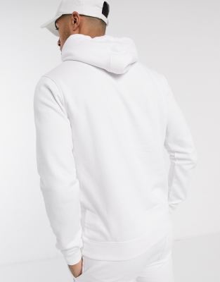 white overhead hoodie