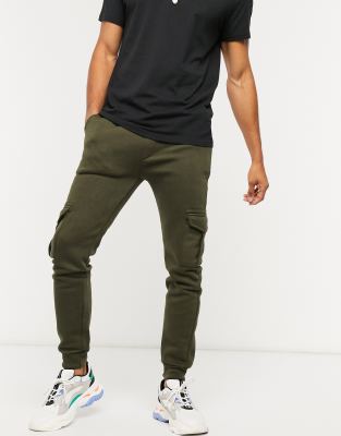 Soul Star mix  and match  slim fit cargo jogger  in green ASOS