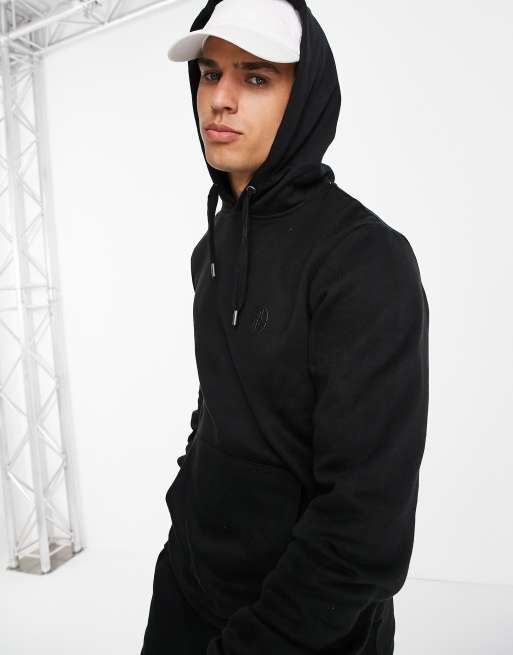 Soul Star overhead hoodie in black