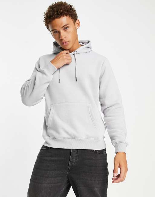 Soul Star overhead hoodie in light grey | ASOS