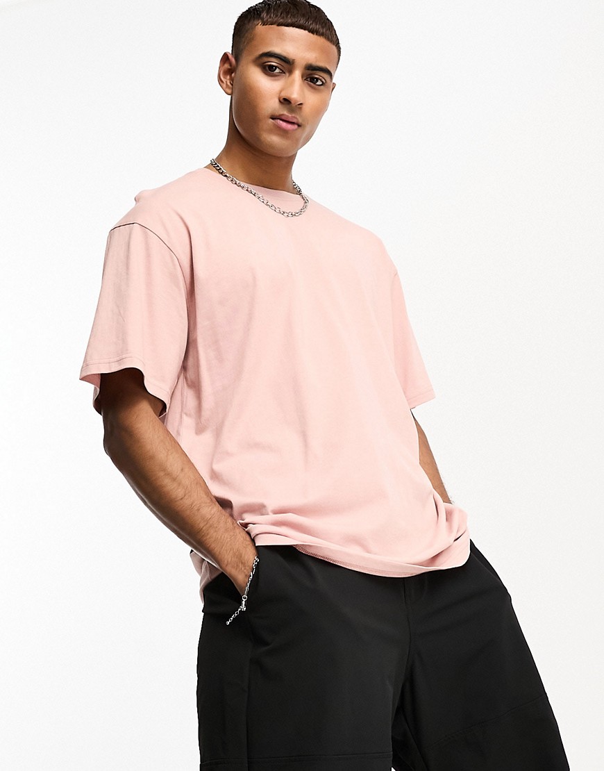 Soul Star oversized T-shirt in dusty pink