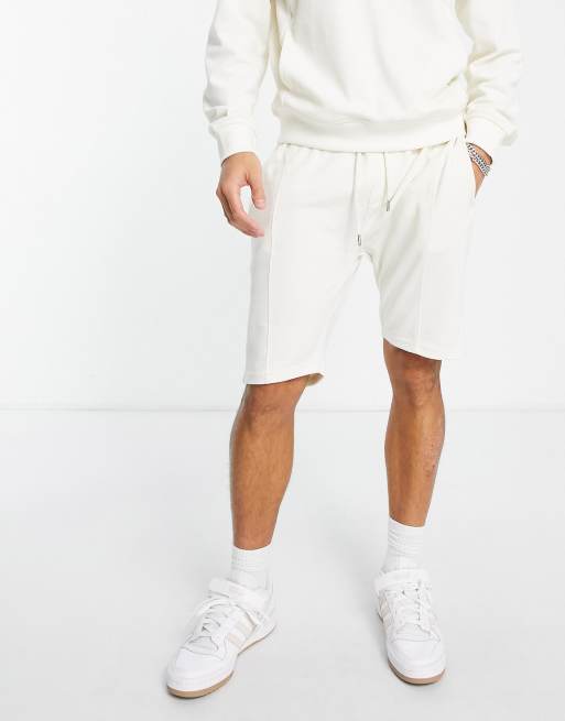 Soul Star – Pikee-Shorts in Ecru, Kombiteil