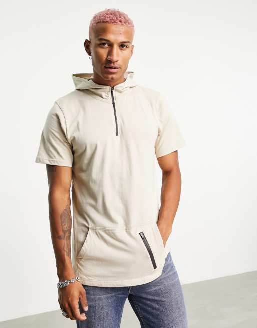 Short cheap zip hoodie