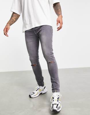 asos mens skinny ripped jeans