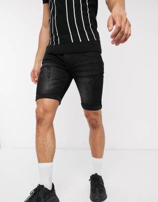 skinny stretch shorts