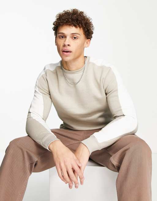 Soul Star sweatshirt in stone