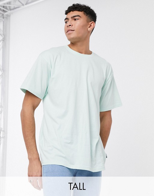 Soul Star Tall organic cotton oversized t-shirt in mint