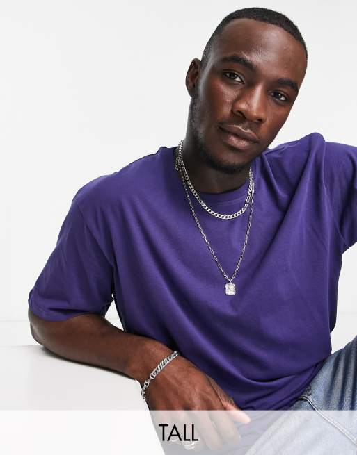 Soul Star Tall oversized t-shirt in astral navy