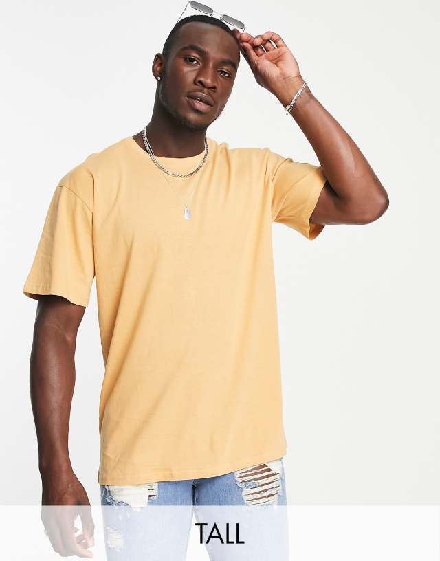 Soul Star Tall oversized T-shirt in clay