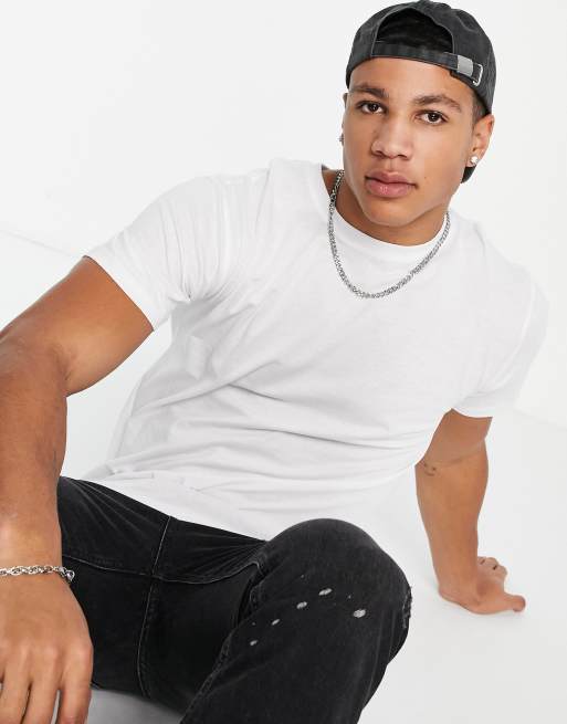 Soul Star – Vit t-shirt i longline-modell, 2 av 4