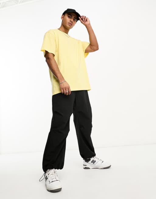 ASOS Oversized T-shirt in Yellow for Men