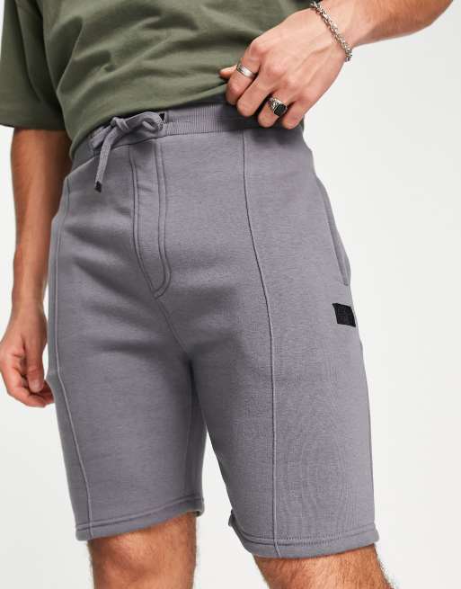 Dark grey jersey shorts store