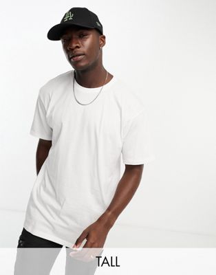 Soulstar Tall oversized t-shirt in white - ASOS Price Checker