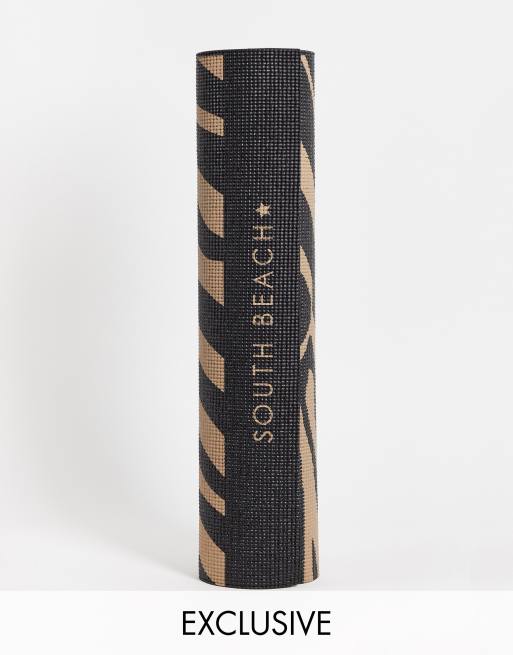 South Beach power yoga mat in brown