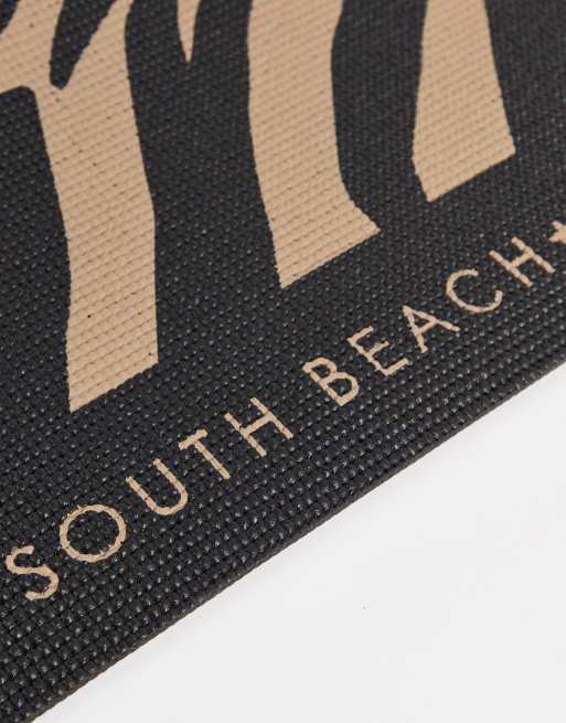 South Beach animal print yoga mat