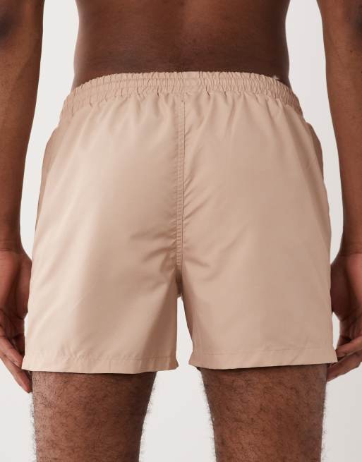 South Beach – Badeshorts in Hellbraun mit Western-Printmuster, 5 von 5