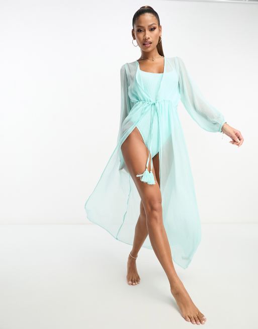 Long sleeve store beach kaftan