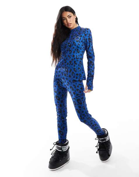 South Beach Base layer leggings in blue - view 1