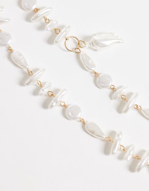 South Beach – Bauchkette mit Muscheldetails in neutraler Farbe - view 1