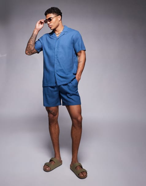 South Beach beach co-ord in navy blue - view 1