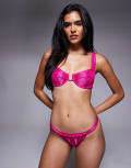 [South Beach] South Beach bikini bottoms in magenta-Pink 4 Magenta