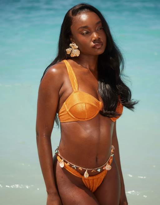 South Beach - Bikini color rame stropicciato
