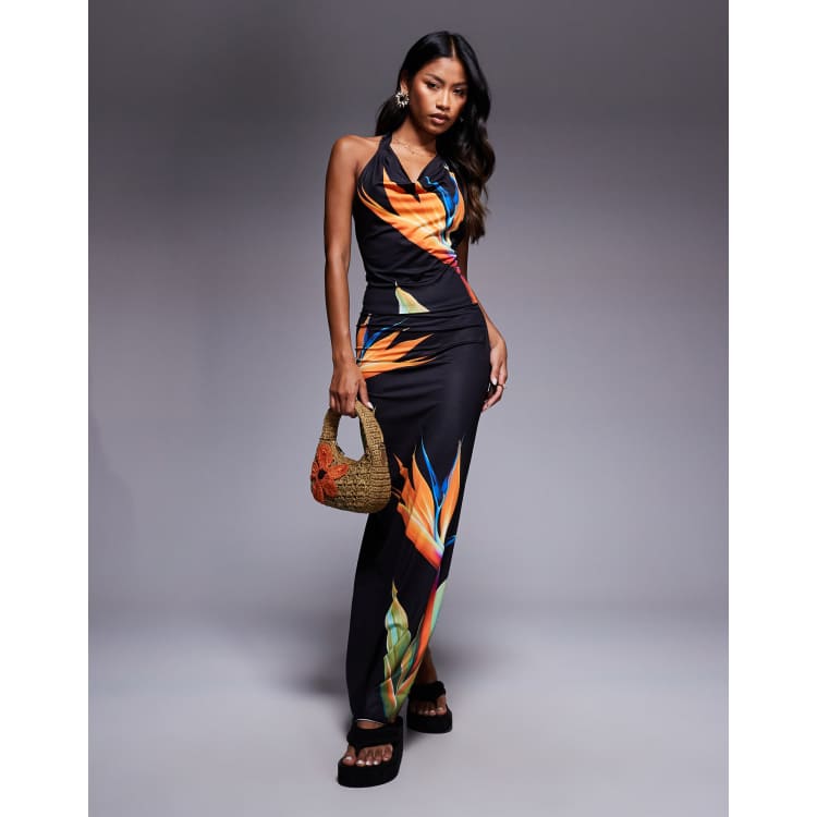 paradise beach dress Cupshe Women's Paradise Island Tropical Maxi Beach Dress