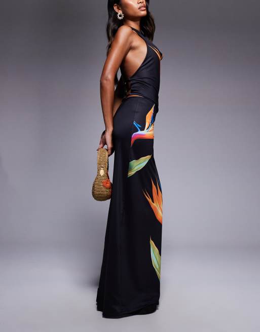 bird of paradise maxi dress Sao Paulo Bird of Paradise Dress