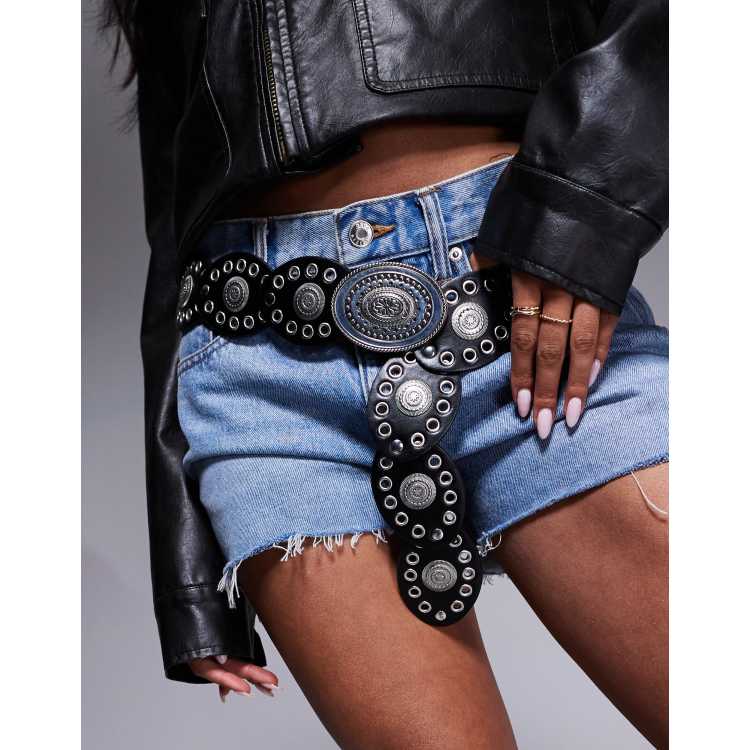South Beach boho disc belt in black | ASOS