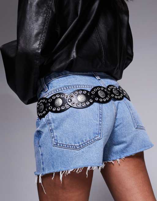 South Beach boho disc belt in black | ASOS display picture 1