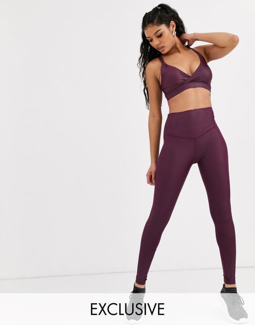 South Beach - bordeaux sæt i wetlook , 2 af 3