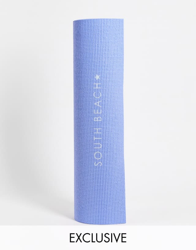 South Beach breathe yoga mat in blue