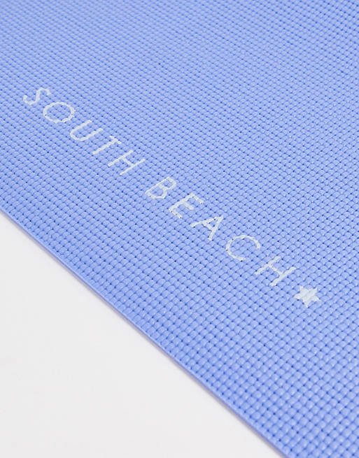 Gifts South Beach breathe yoga mat in blue 