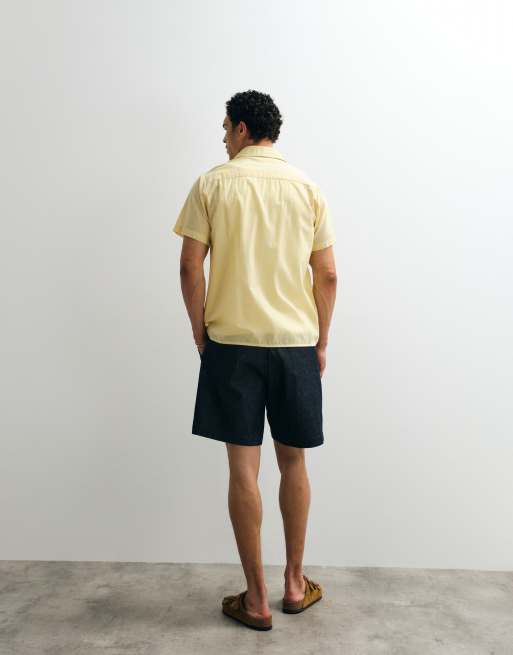 South Beach - Camicia da mare ricamata giallo chiaro, 4 di 9